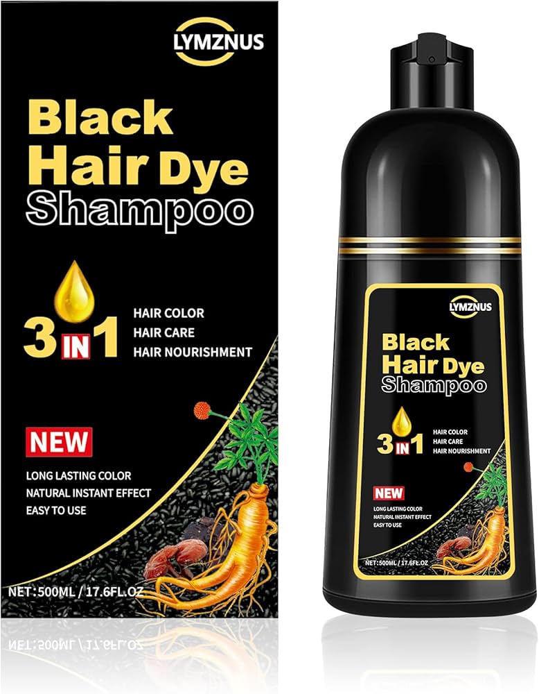 Amazon.com : lymznus Herbal Black Hair Dye Shampoo 3 in 1 for Gray