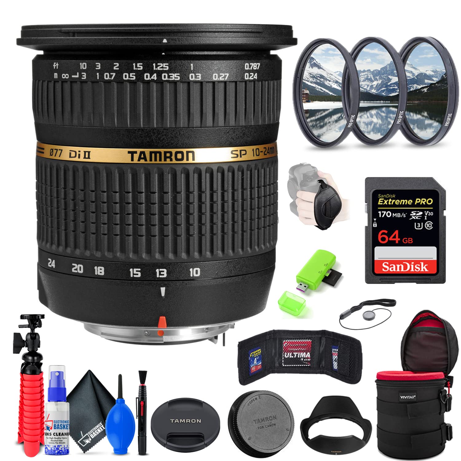 Amazon.com : Tamron SP AF 10-24mm f / 3.5-4.5 DI II Compatible