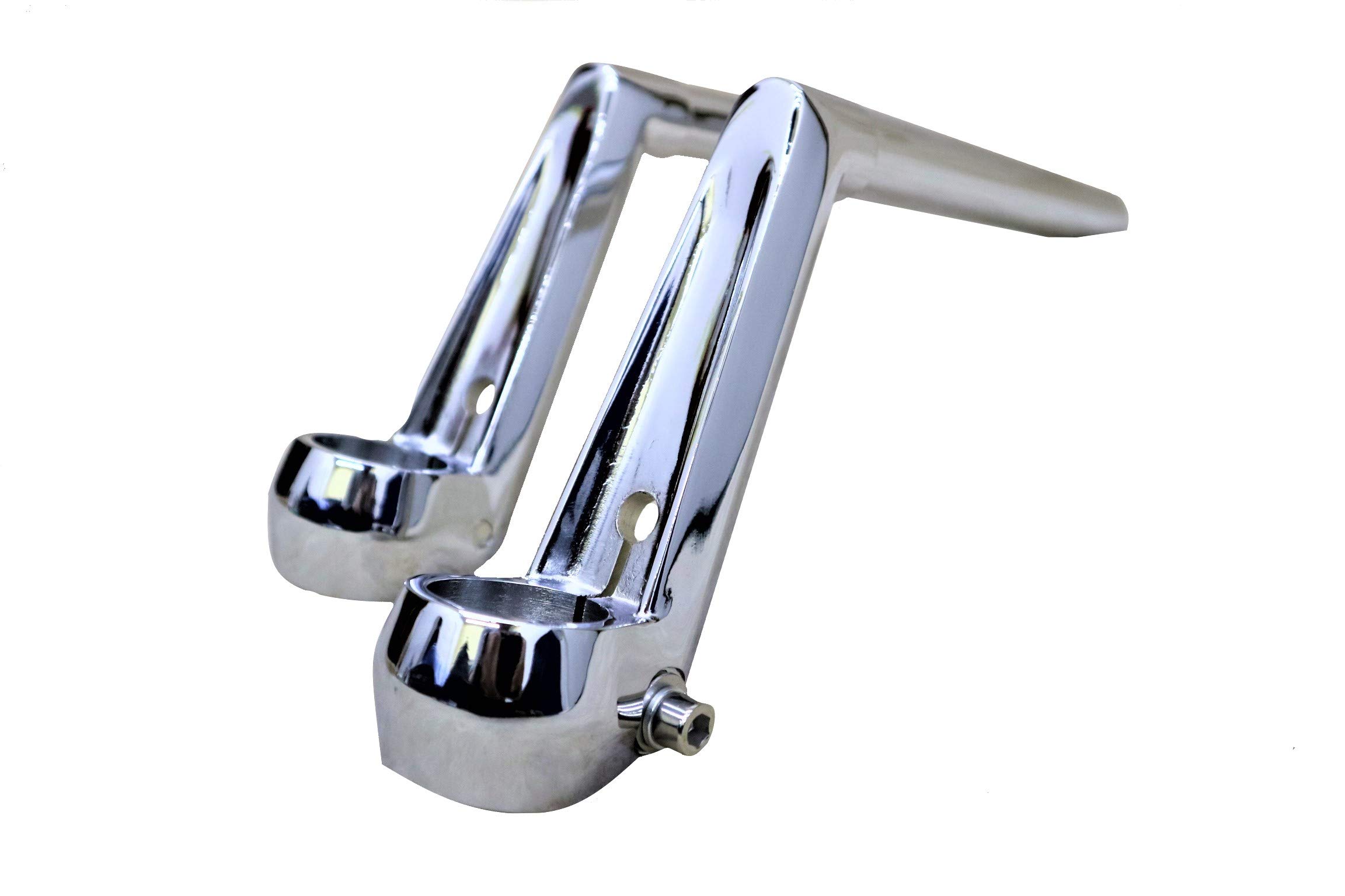 Amazon | 【旧車ハン】 ロボハン タイプ ハンドル メッキ / 35π 高さ