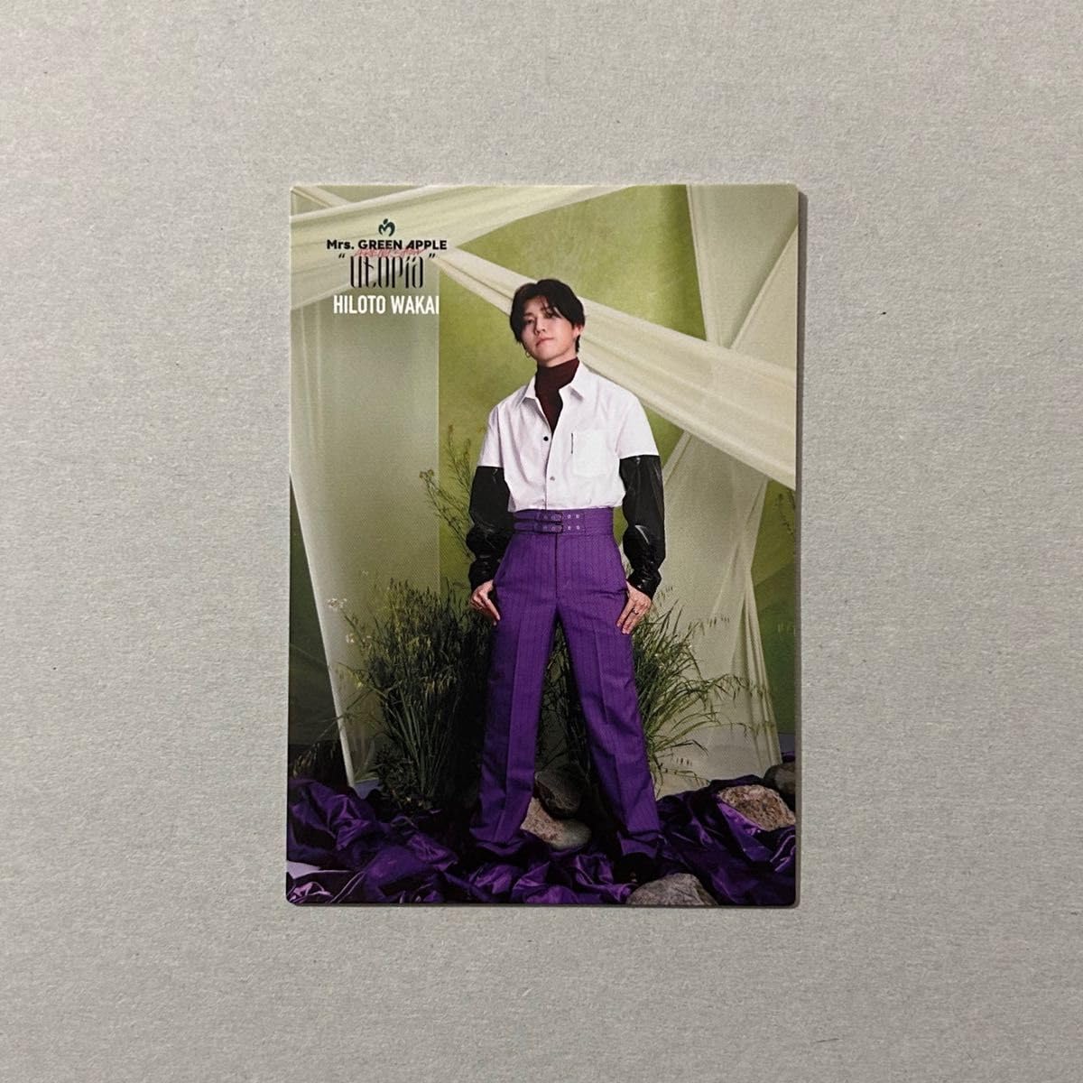 Amazon.co.jp: Mrs. GREEN APPLE Utopia 若井滉斗 006番 6番 フォト