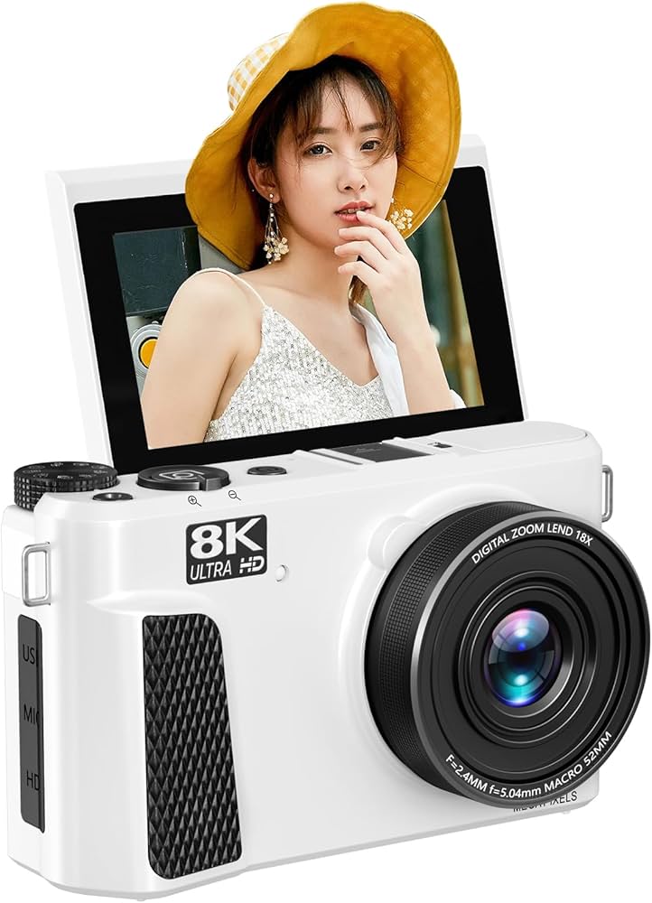 Amazon | AiMike 8K WIFI転送機能 デジタルカメラ スマホに送れる