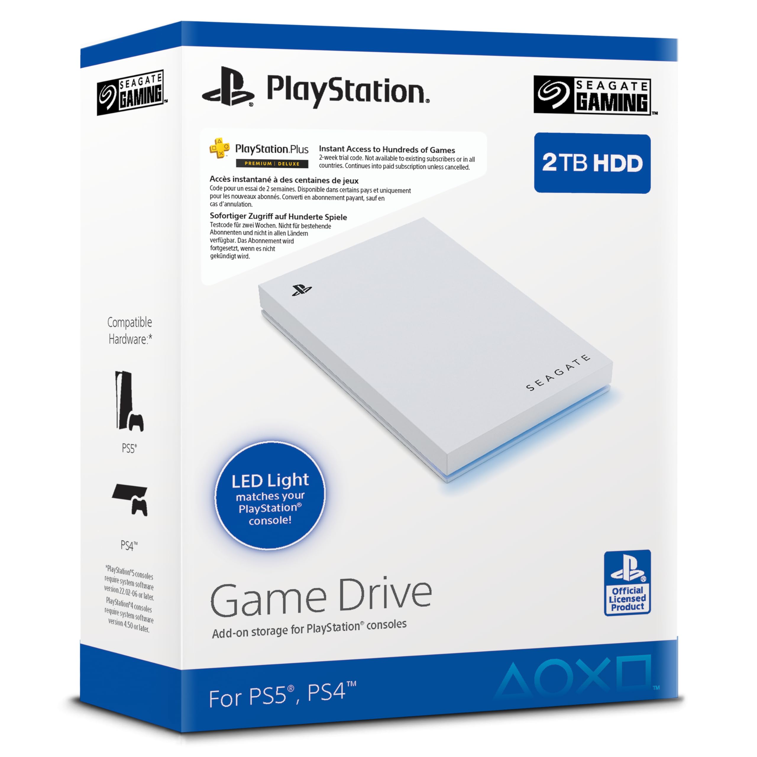 Amazon | Seagate ゲームドライブ PS用 2TB 外付けHDD USB 3.0 公式