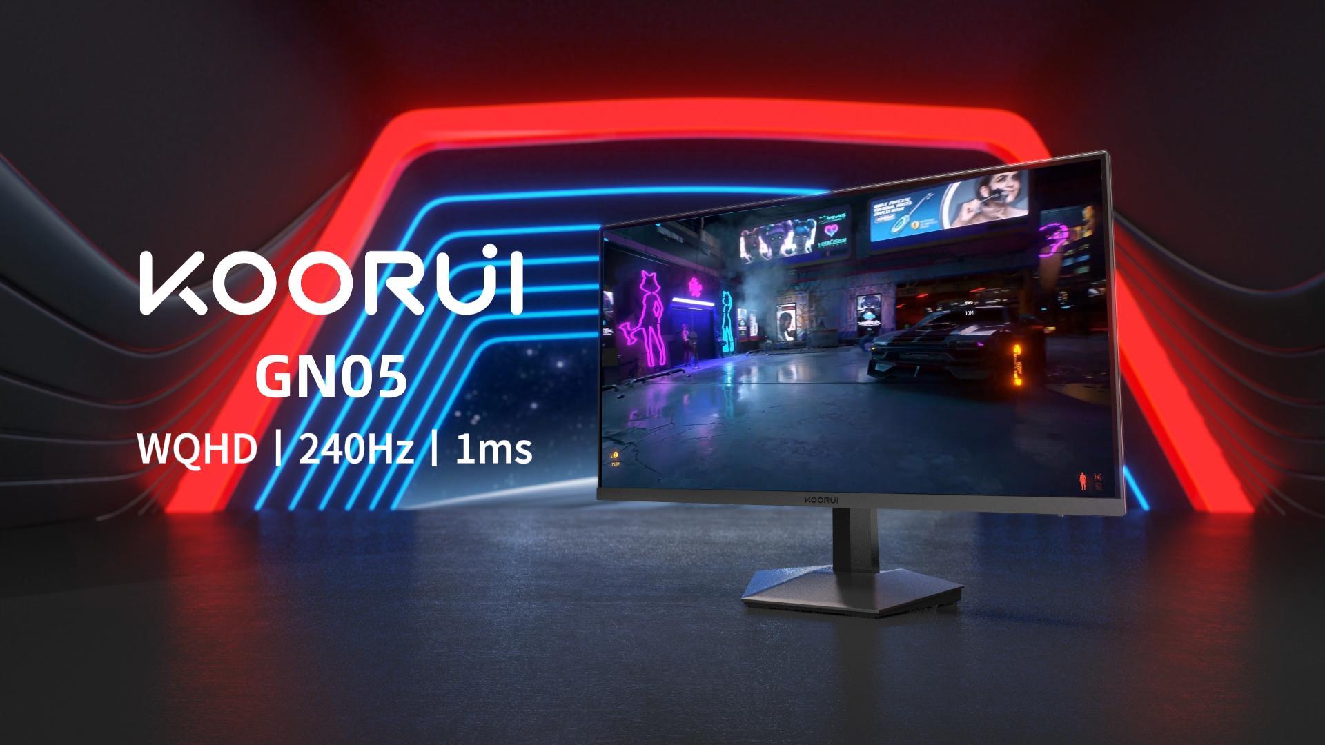 Amazon.co.jp: KOORUI ゲーミングモニター 240Hz 27インチ WQHD 1ms