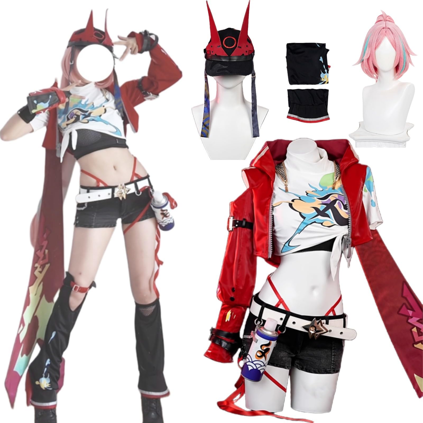 Amazon.co.jp: ウィッグ追加可 崩壊：スターレイル 乱破 らんは