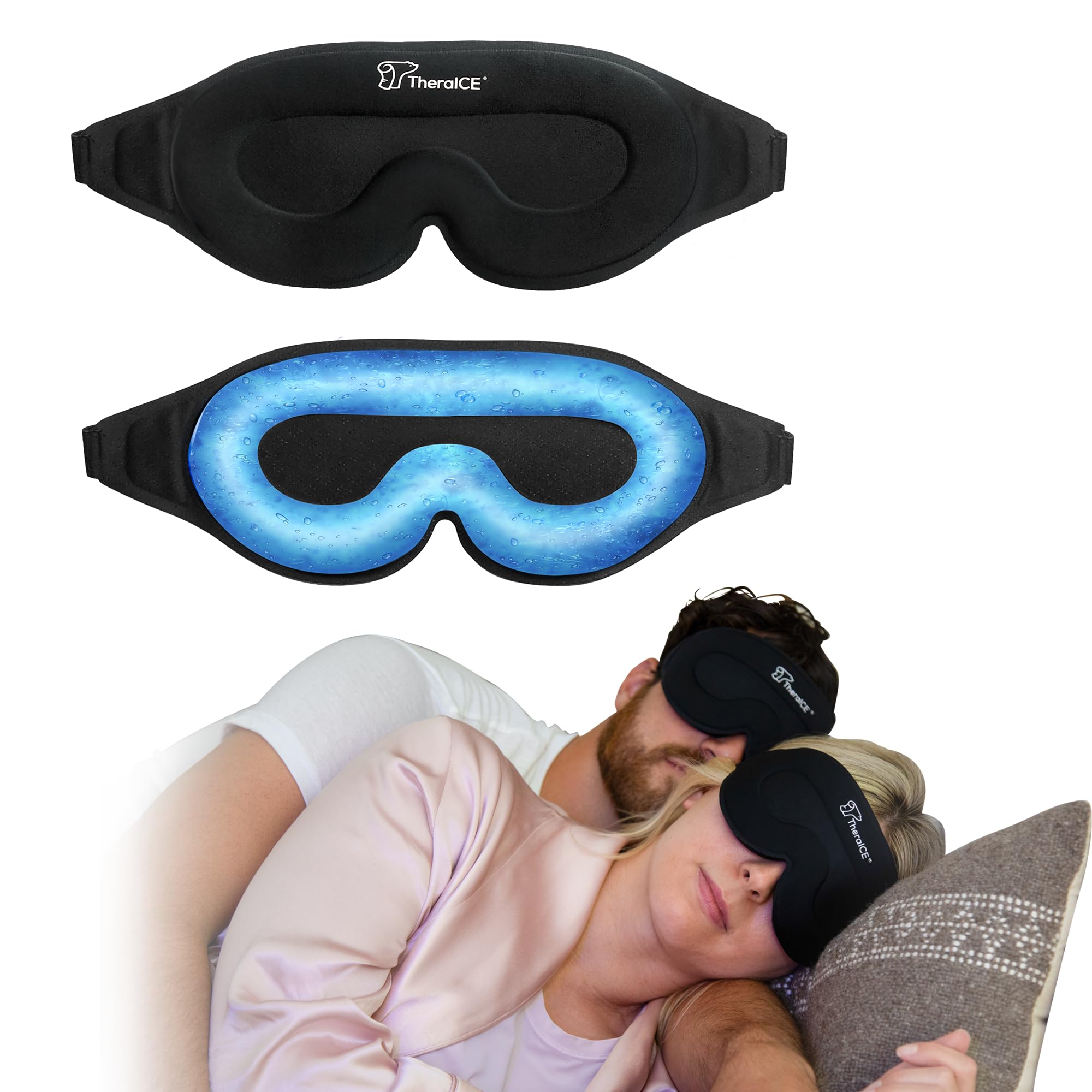 Amazon.com: TheraICE Sleep Mask + Cooling Gel Relief - Sleep Eye