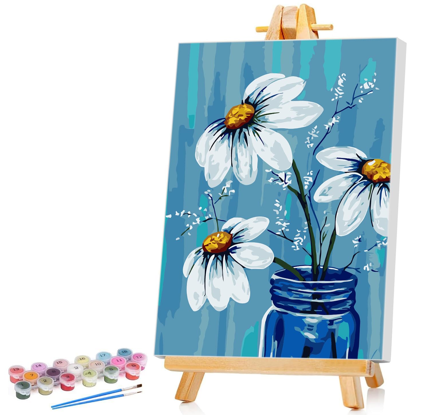 Amazon.com: Ginkko Framed Paint by Numbers Kit for Adults Beginner