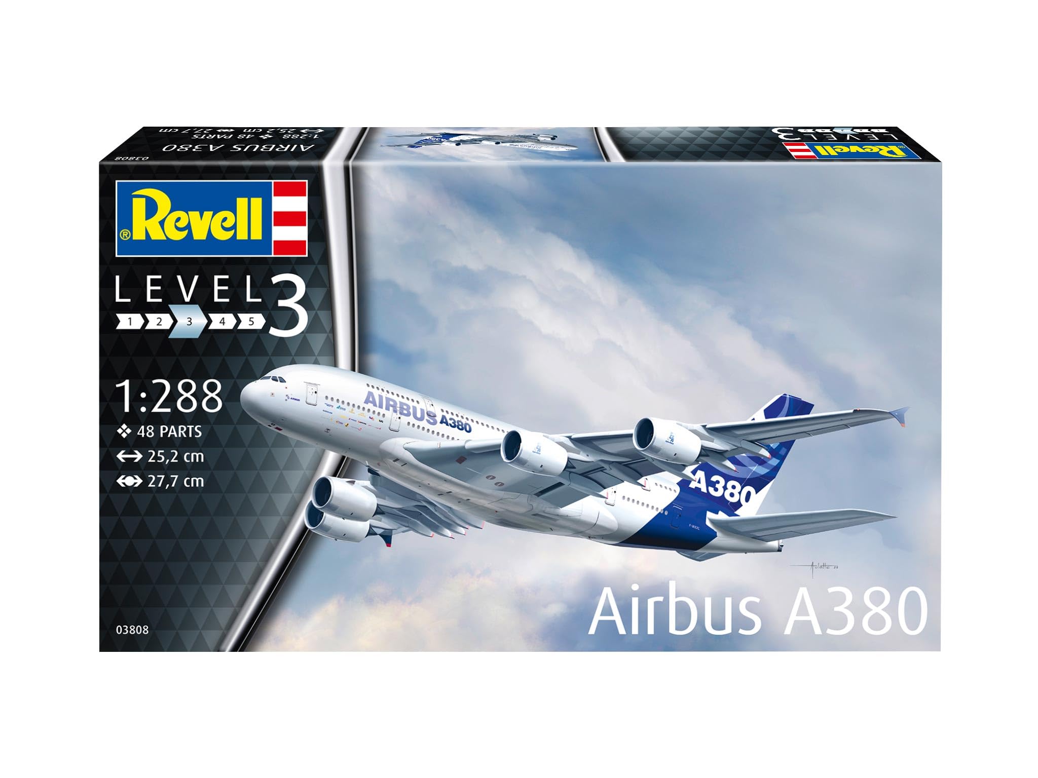 Revell製 1/144 A380 内装再現 生産終了品 Ln494 Revell製 1/144 A380