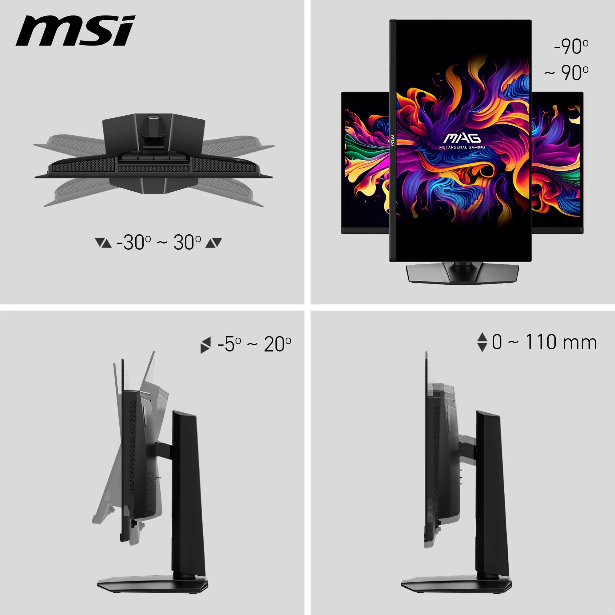 Amazon.com: MSI MAG 271P QD-OLED X24 Gaming Screen 26.5 Inch WQHD