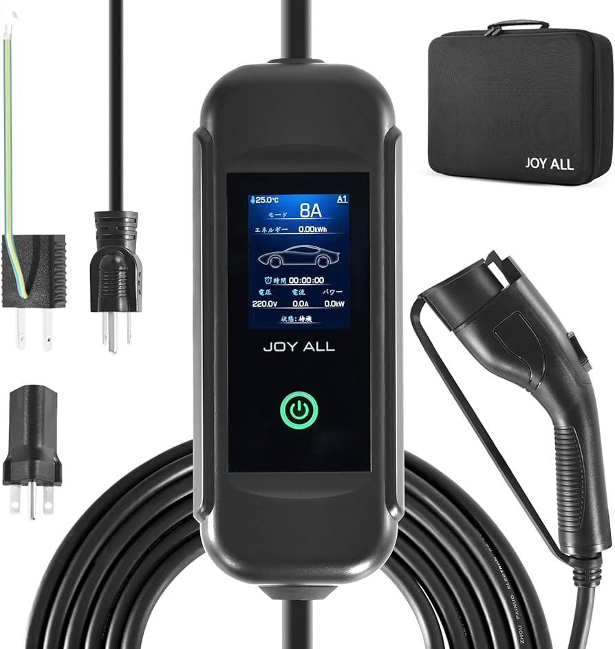 Amazon.co.jp: joy all 電気自動車充電ケーブル SAE J1772 EV充電