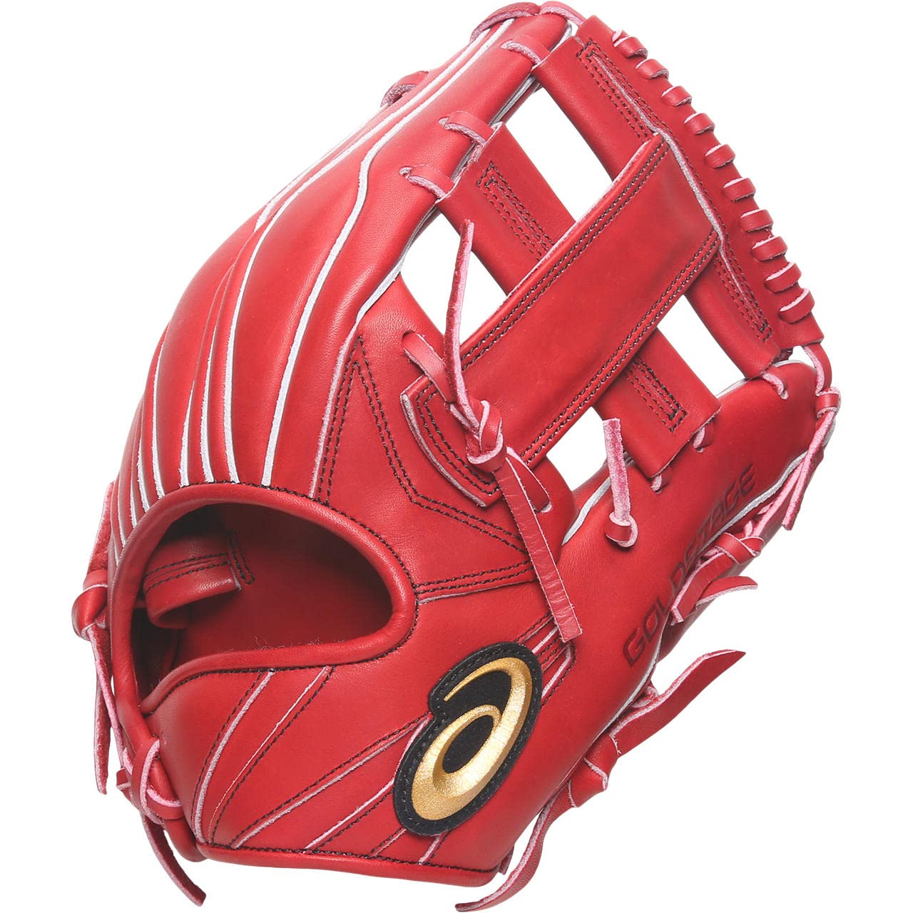 アシックス 硬式グローブ アドバンスド 赤 アシックス 硬式グローブ