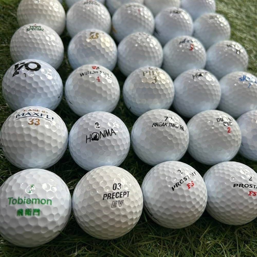 Amazon.co.jp: とても綺麗な最上級ロストボール お得セット 30球 30個