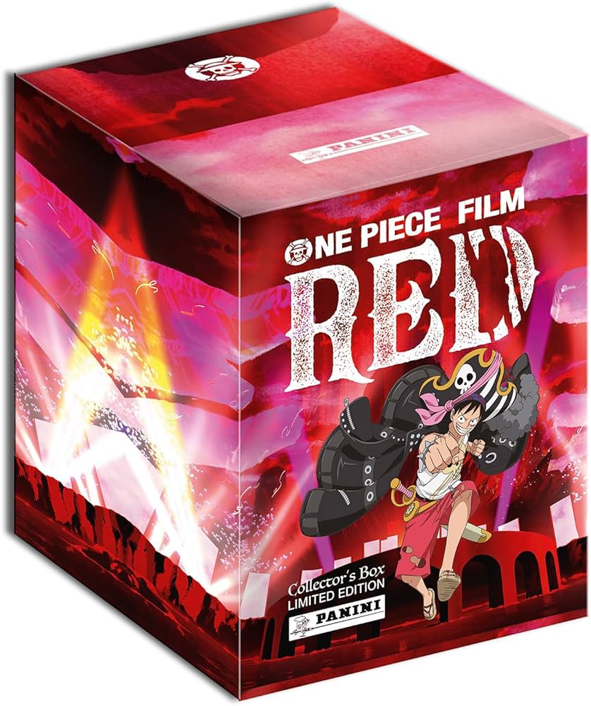 Amazon.com: Panini One Piece Red Trading Cards Box of 20 Cards +