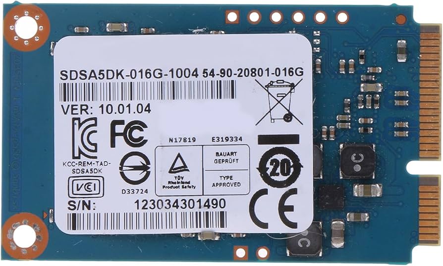 Amazon.co.jp: MSATA SSD ディスク 16 ギガバイト SSD 内部ディスク