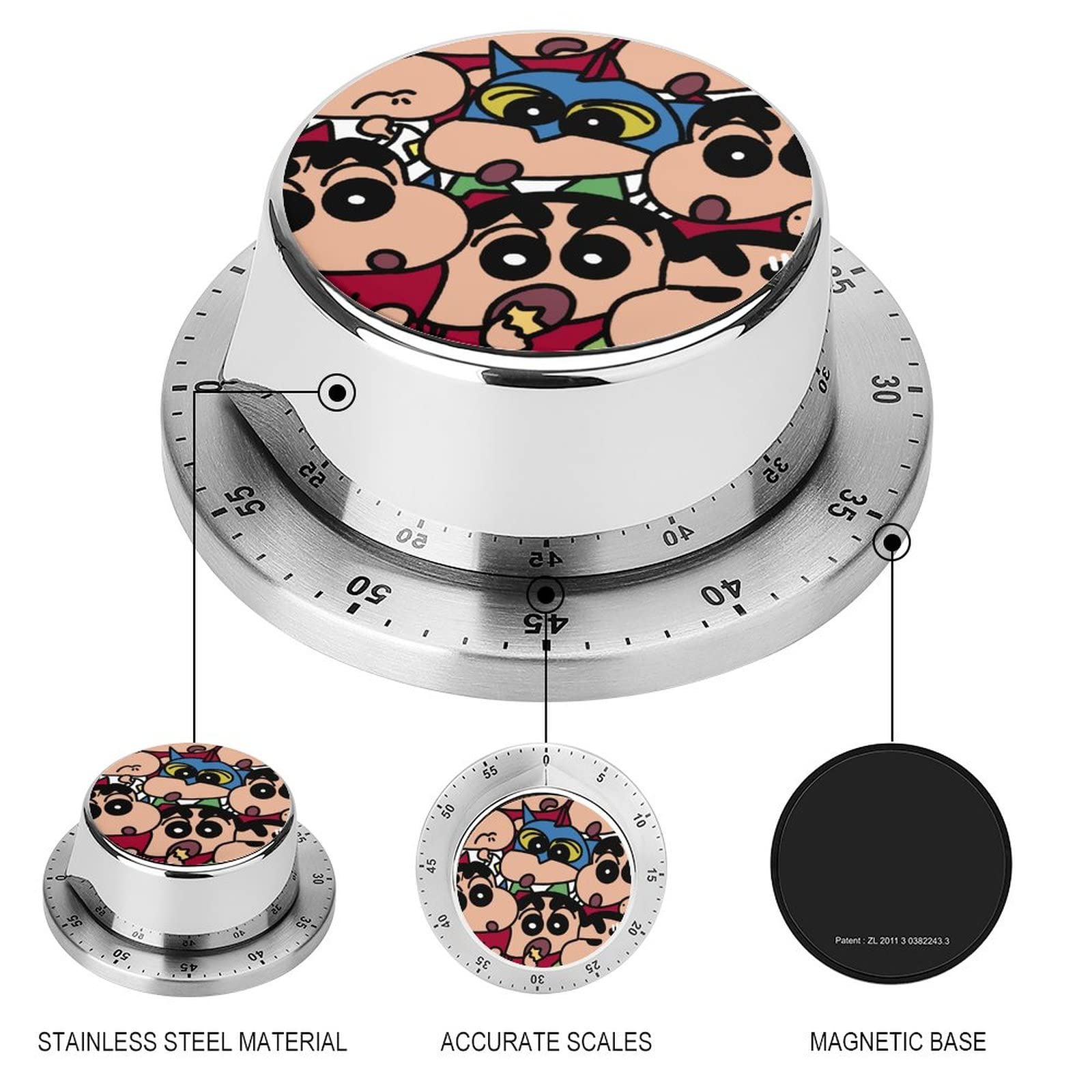 Amazon｜クレヨンしんちゃん キッチン タイマー マグネット