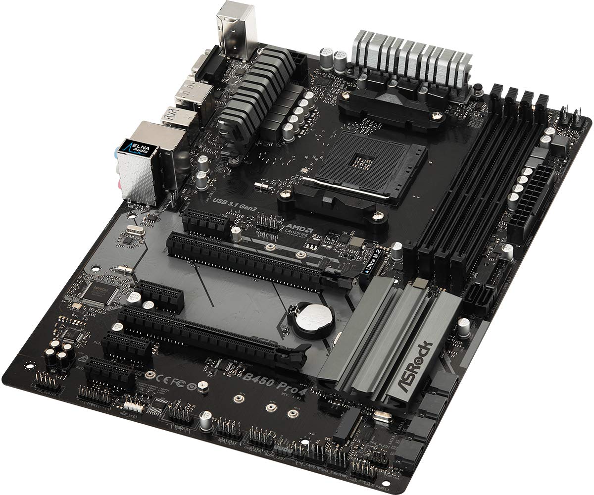 Amazon | ASRock マザーボード B450 Pro4 AMD Ryzen AM4 対応 B450