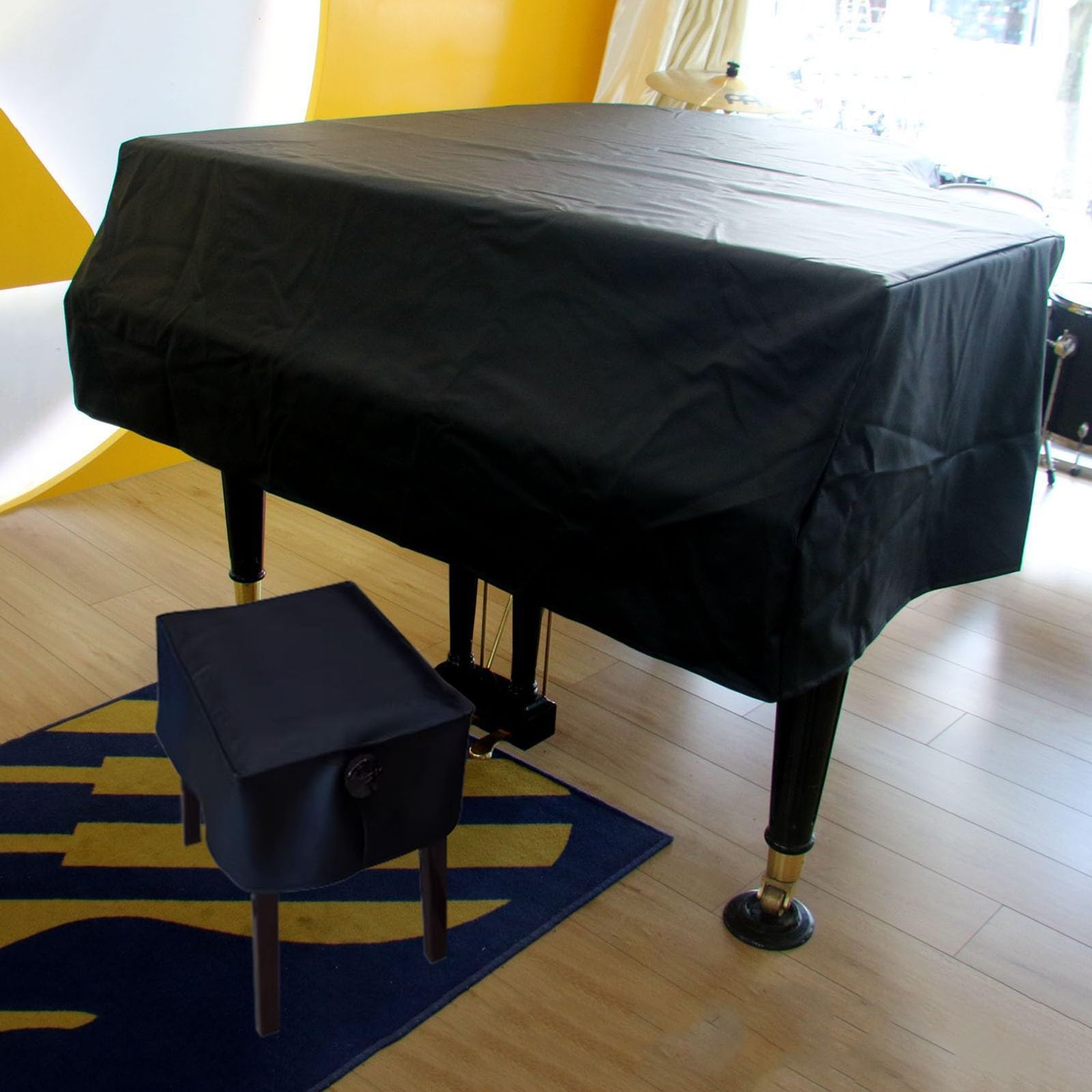 Amazon.co.jp: グランドピアノカバー防水レザーベビーグランドピアノ