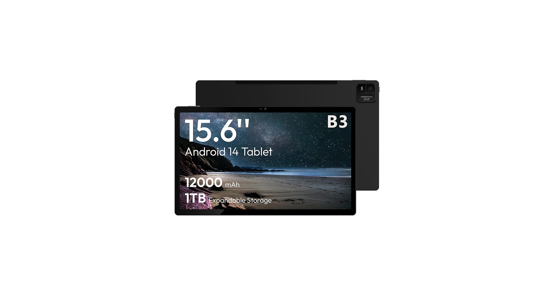 Amazon.com : MESWAO 15.6 Inch Android 14 Tablet, 2025 Large Tablet