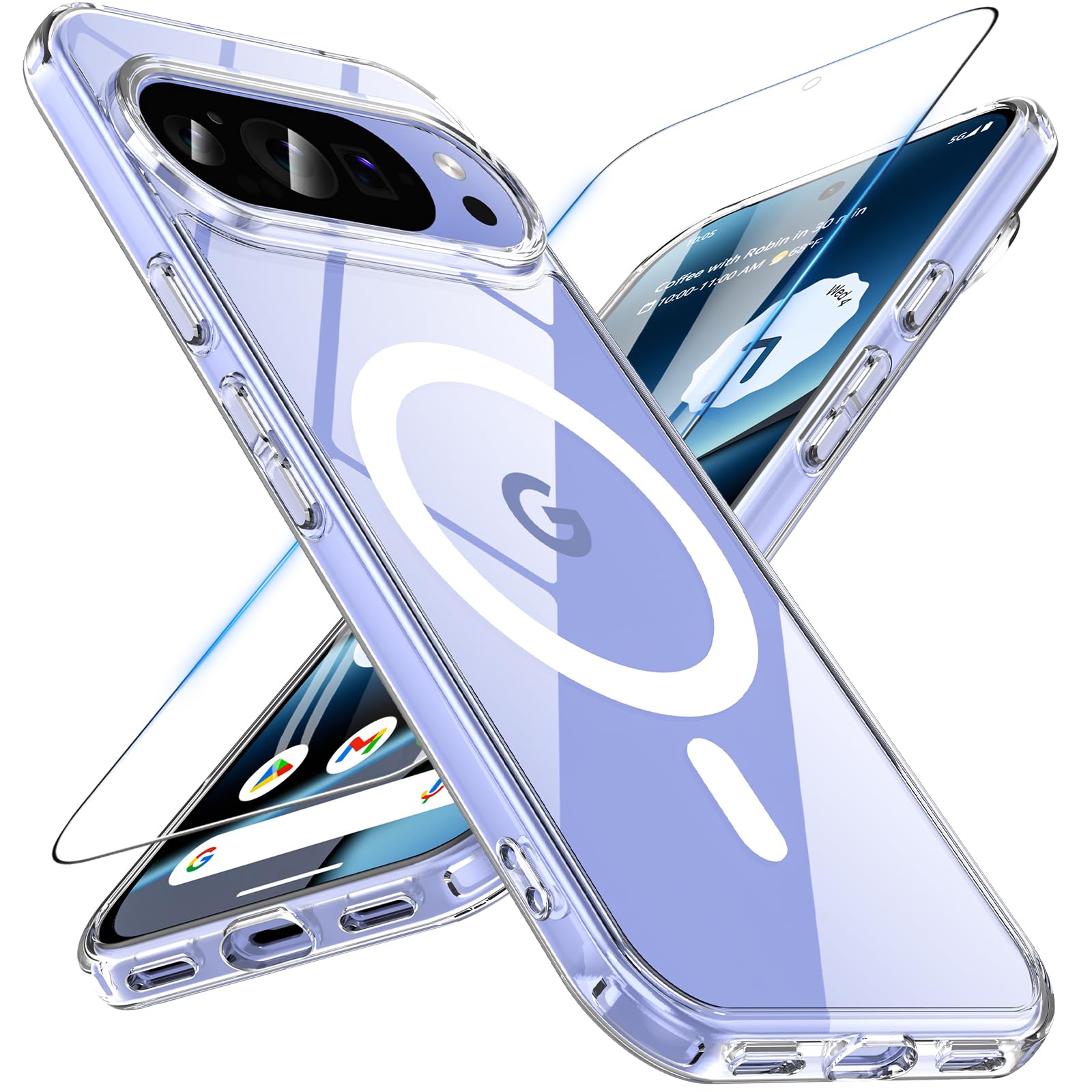 Amazon.co.jp: Google Pixel10/Pixel10Pro ケース【ガラスフィルム付き