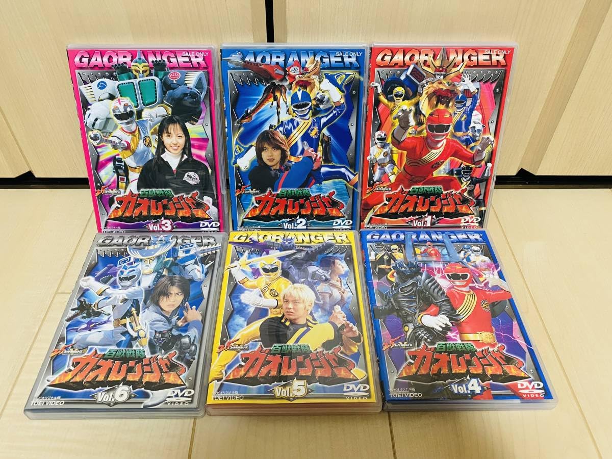 Amazon.co.jp: 百獣戦隊ガオレンジャー DVD 全12巻セット (セル版