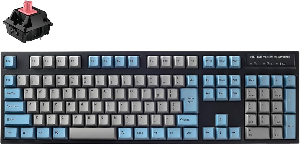 Amazon | LEOPOLD FC900RBT GRAYBLUE Bluetoothキーボード USB-C接続可