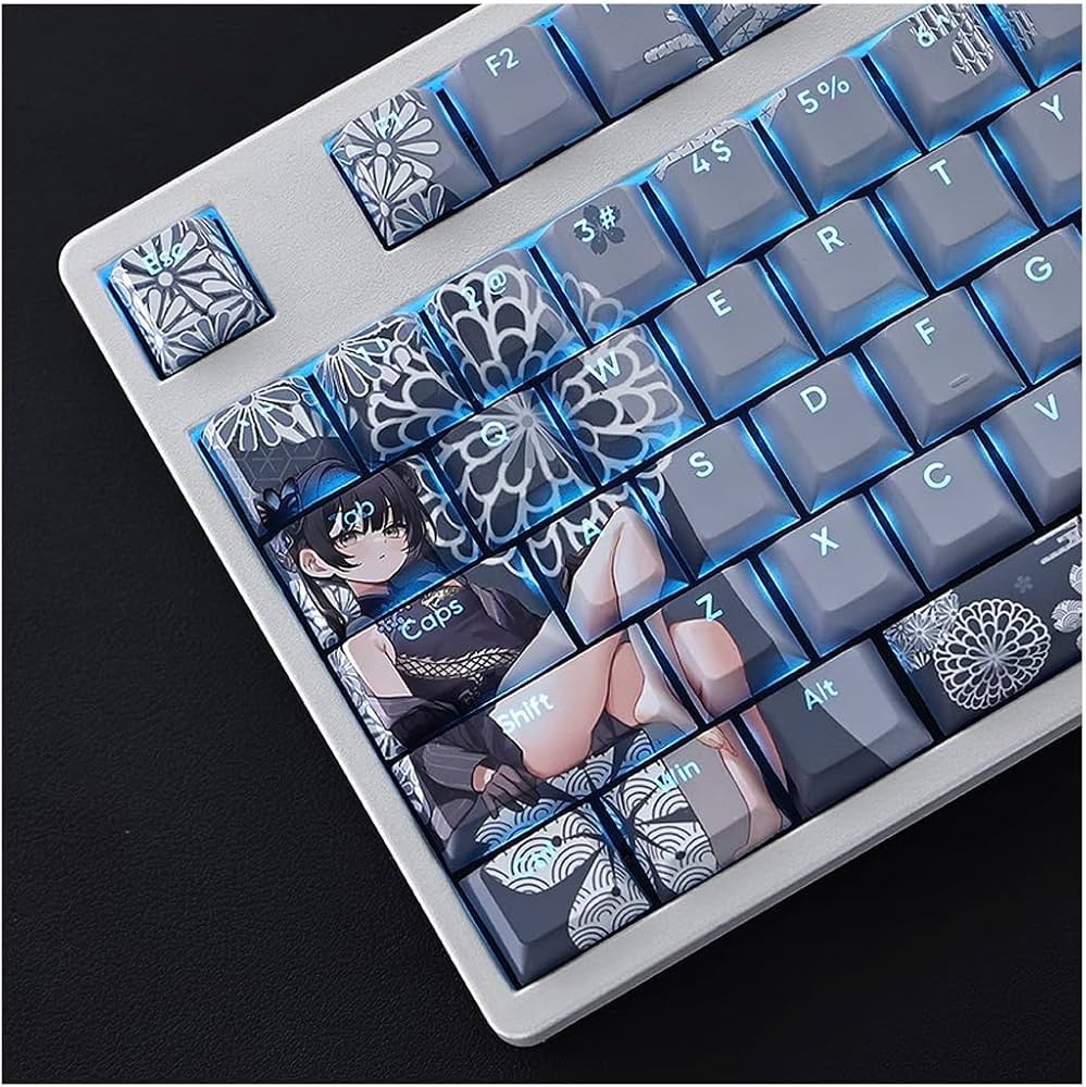 Amazon | キサキ キーキャップ ブルーアーカイブ メカニカルキーボード