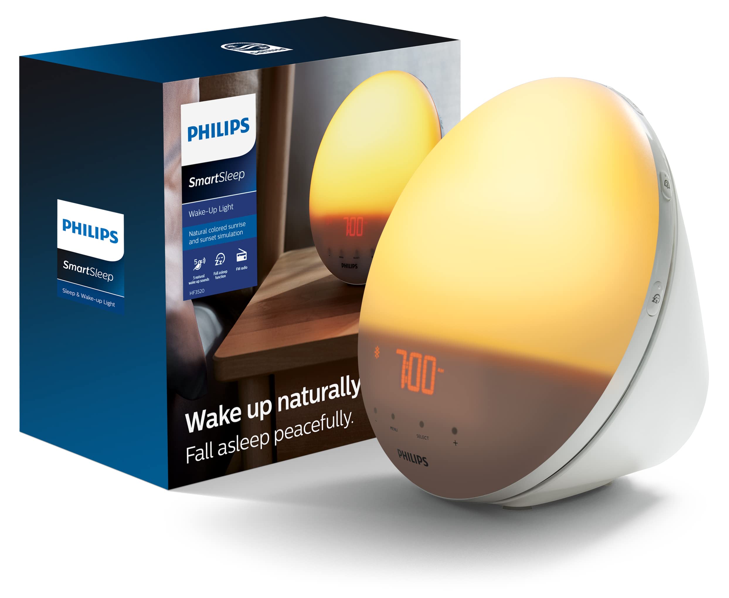 Amazon.com: Philips SmartSleep Sleep and Wake-Up Light, Simulated