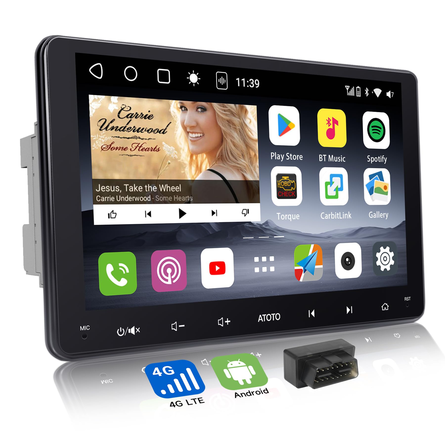Amazon.com: ATOTOEXCEL S8MS 8-Core 9 inch Android Double DIN Car
