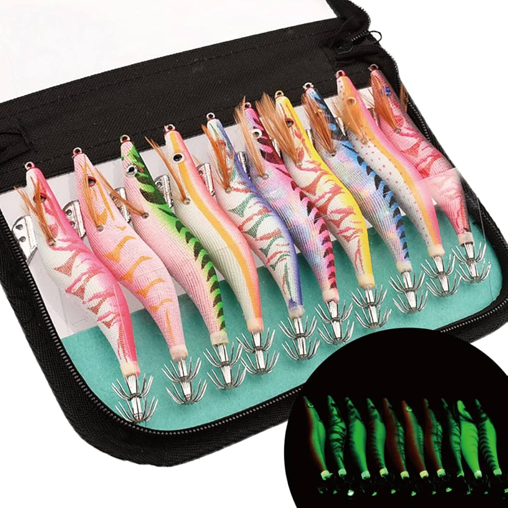 Amazon | エギセット .5号 イカ釣り エギ 10本セット 餌木 エギング