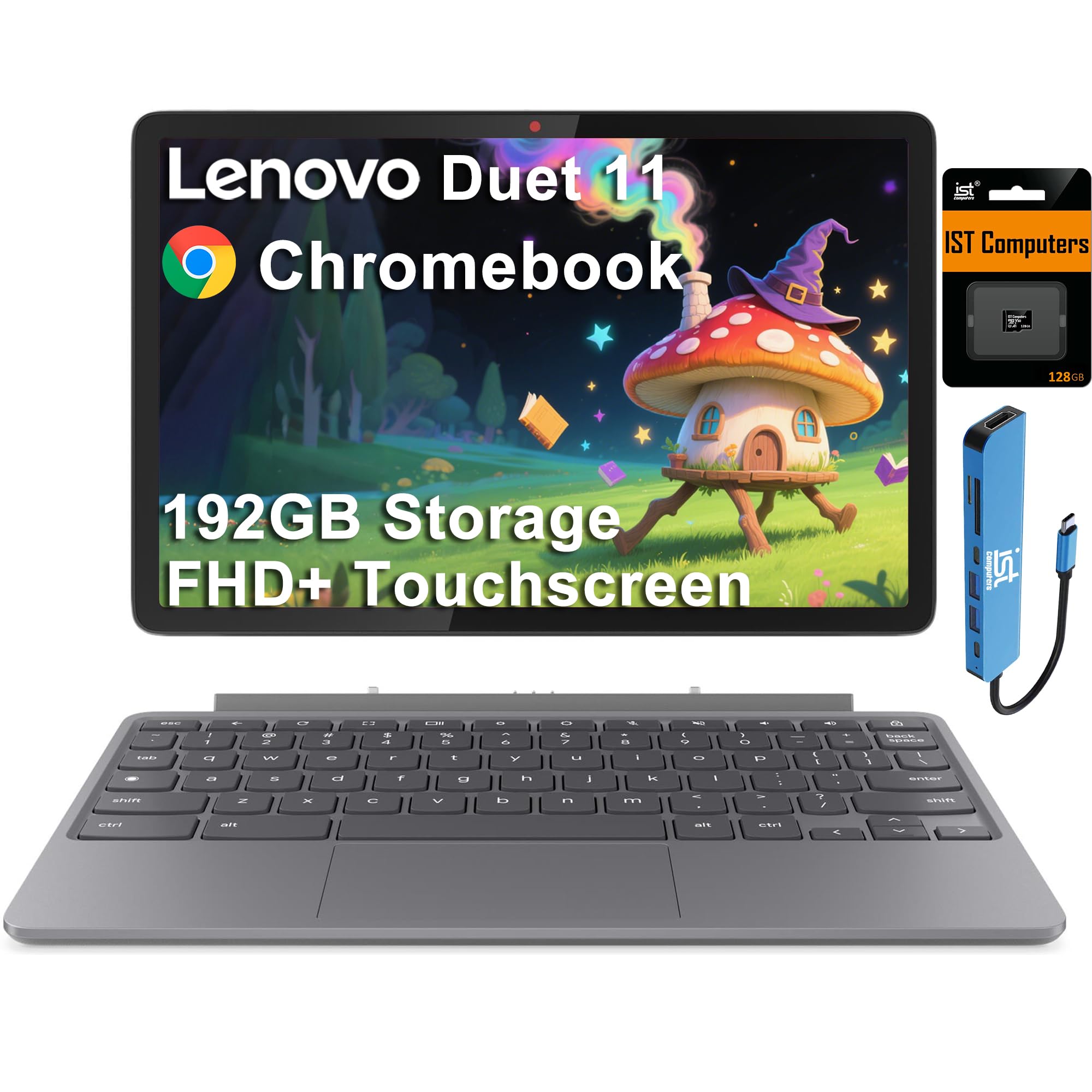 Amazon.com: Lenovo Lenovo Chromebook Duet Gen 9 11 吋FHD+ 2 合1 觸