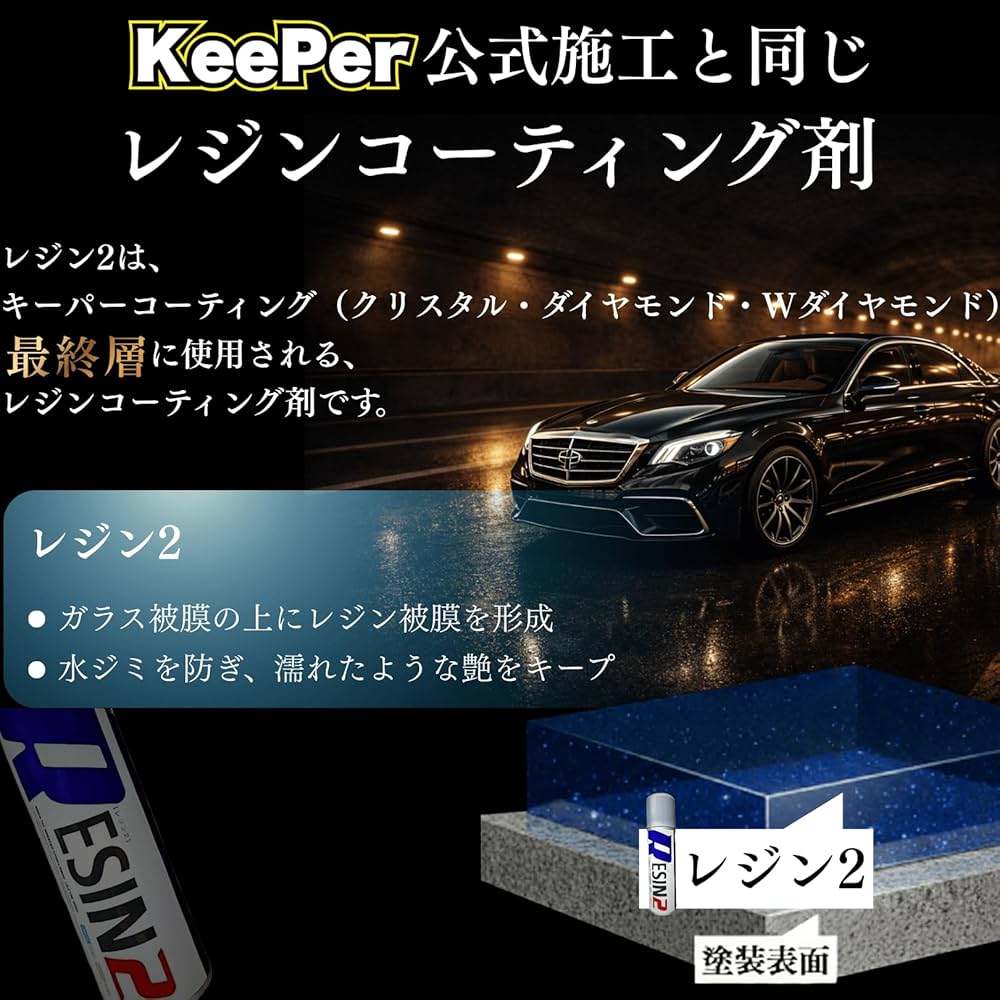 Amazon.co.jp: レジン2 200ml キーパー 洗車 ダイヤモンド ケミカル