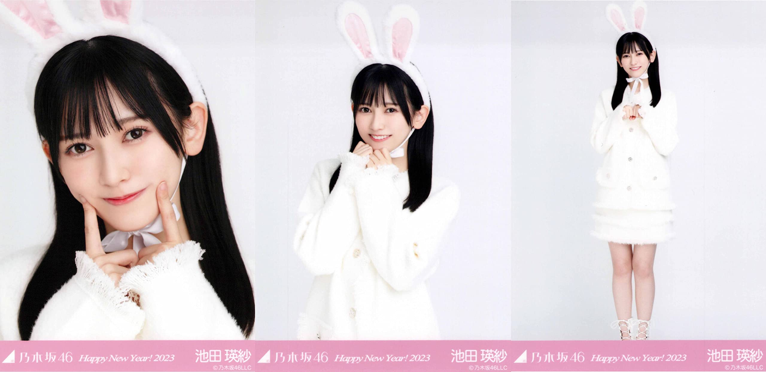 Amazon.co.jp: 乃木坂46 2023年1月ランダム生写真 干支 兎 3種コンプ