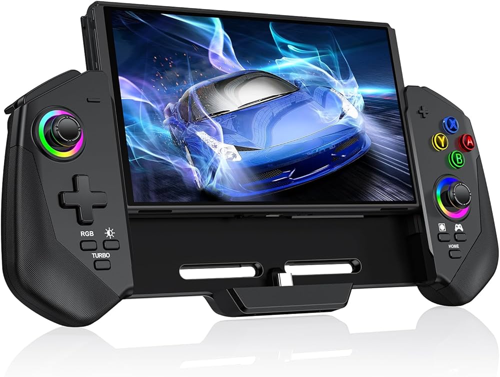 Amazon.co.jp: スイッチ コントローラー 7色RGBライト 携帯モード専用