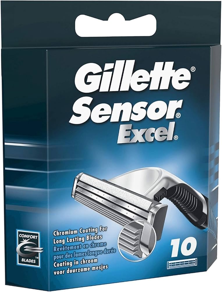 Amazon.com: Gillette Sensor Excel Shaving Cartridges for Men