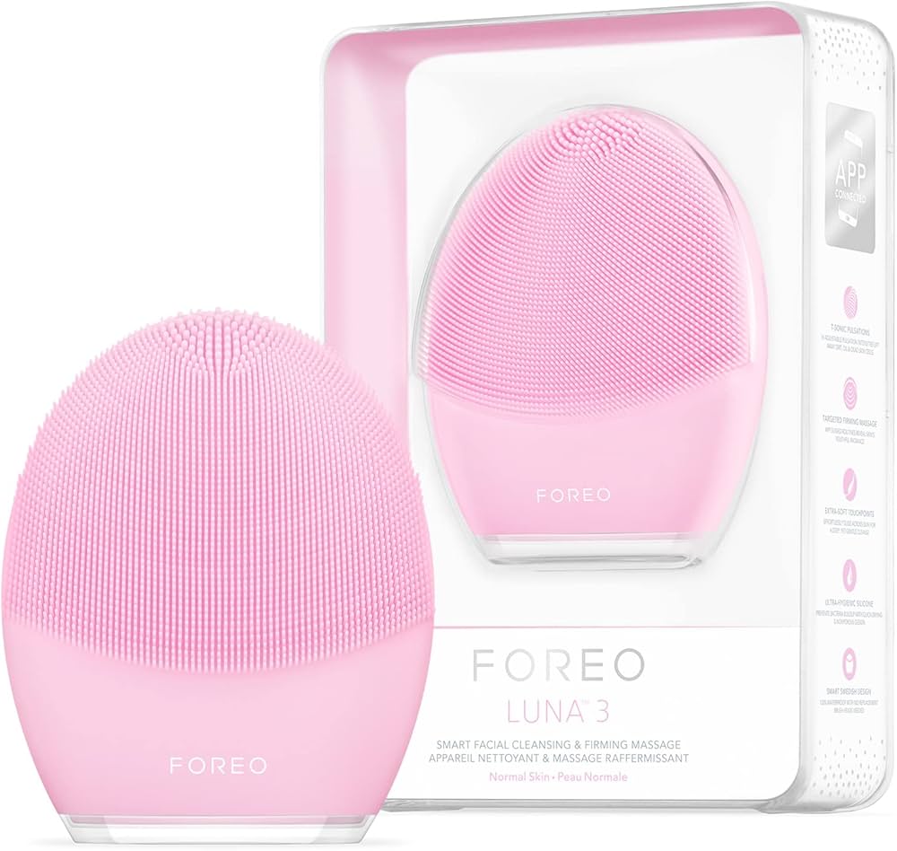 FOREO LUNA 3 App,controlled Smart Portable Facial Cleansing and