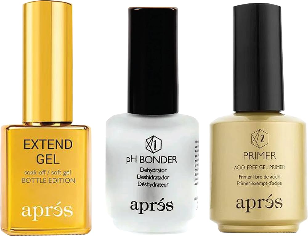 Amazon.com: APRÉS Gel-X Professional Nail Kit - Gold Bottle pH