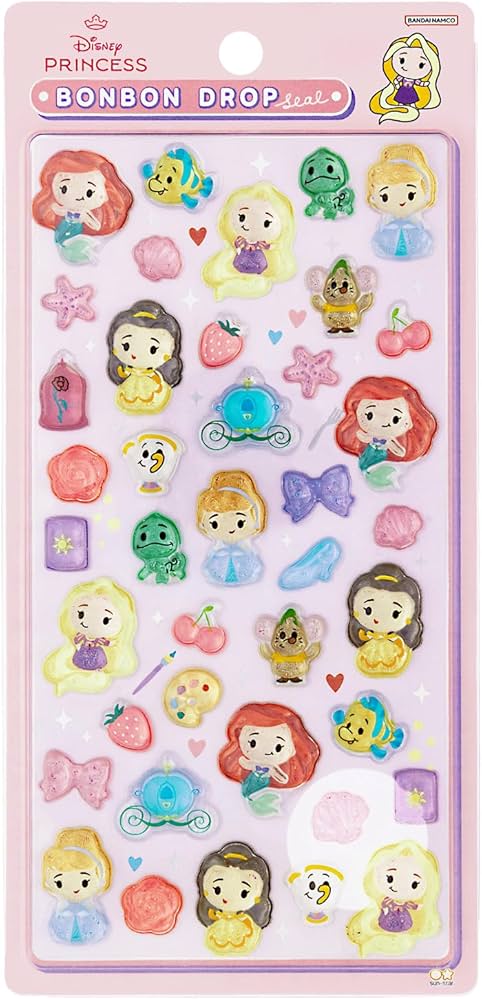 Amazon | サンスター文具 ディズニー シール ボンボンドロップシール
