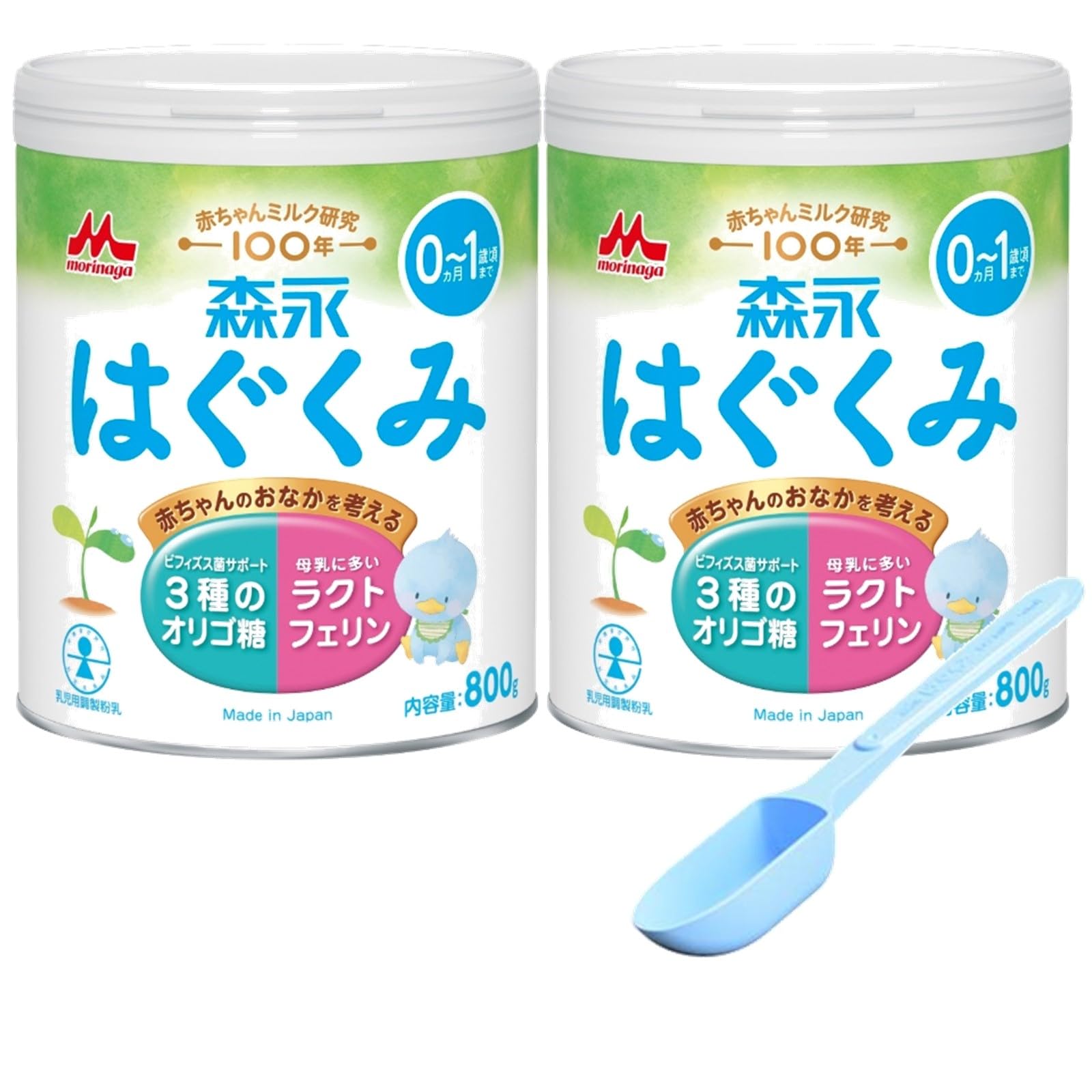 Amazon.co.jp: はぐくみ 森永 大缶 800g×2缶パック 大容量50mlスプーン