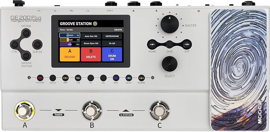 Amazon.com: MOOER GE200 Plus New Intelligent Multi Effects Guitar