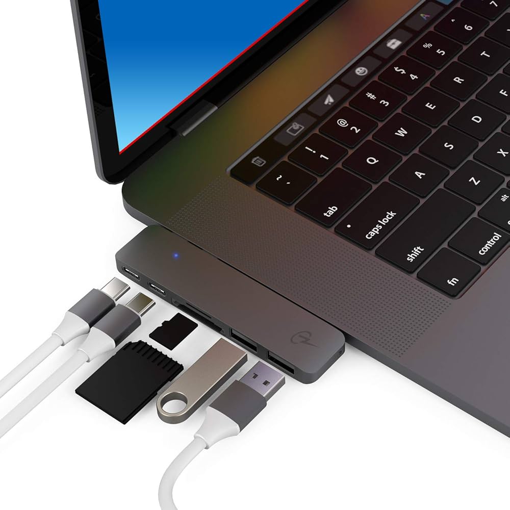 USB C Hub for MacBook Pro 2020, 2019, 2018- 2016 (M1) MacBook Air