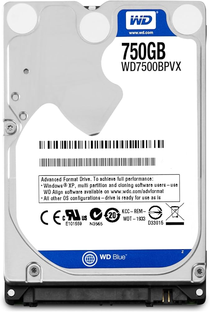 Amazon | WD HDD 内蔵ハードディスク 2.5インチ 750GB WD Blue