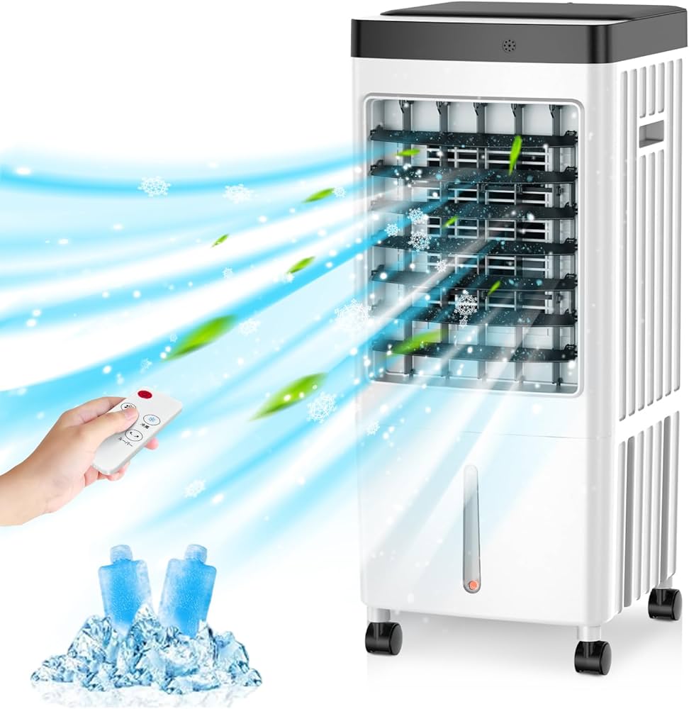 Amazon | 冷風機 強力 人気【2024超強力・12.5L大容量水タンク】冷風扇