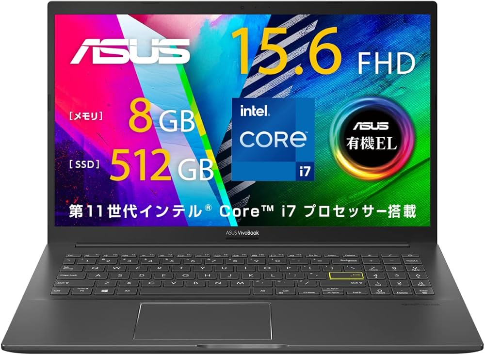 Amazon | 【 有機EL ディスプレイ搭載 】ASUS ノートパソコン VivoBook