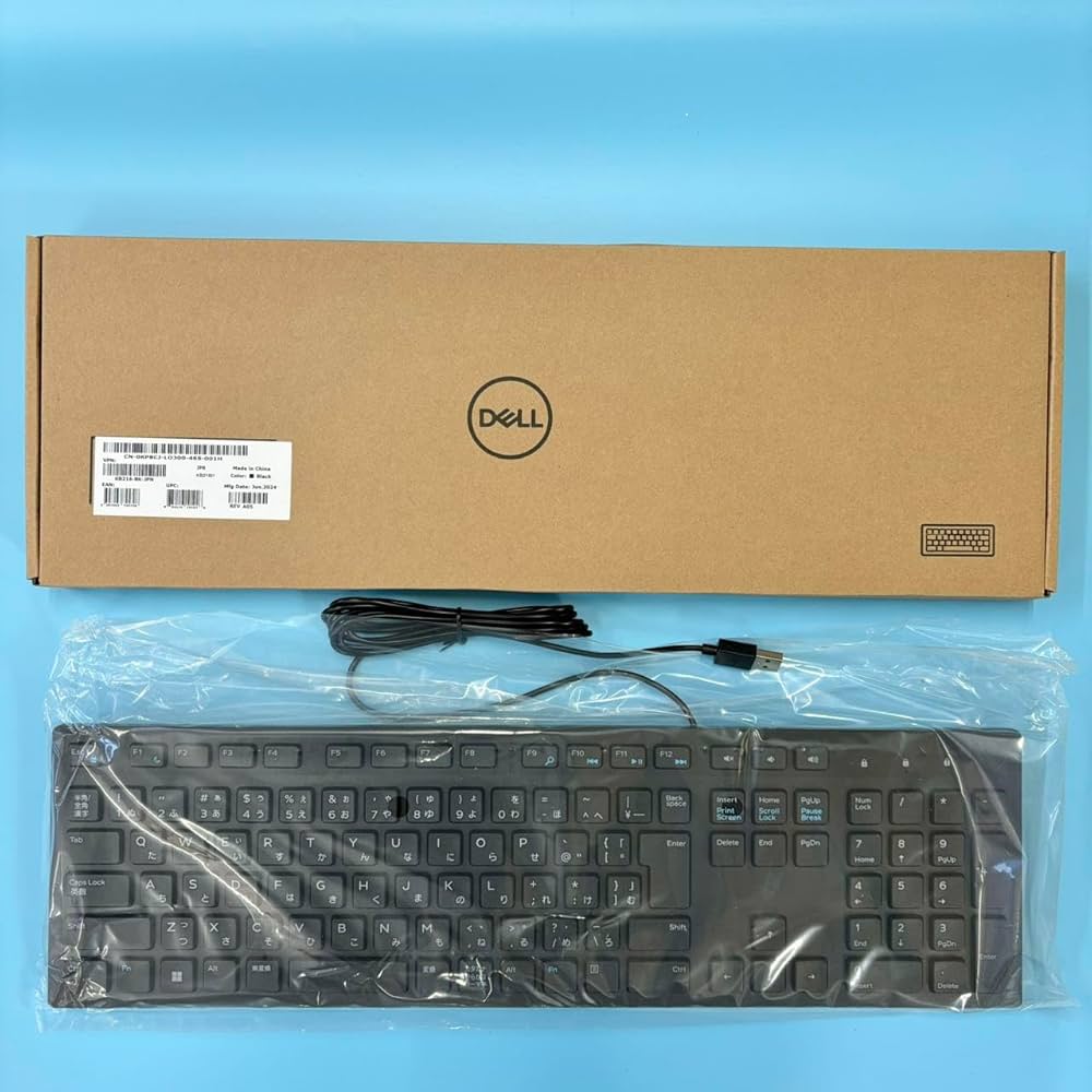 Amazon | DELL USBキーボード PC用 パソコン簡単設置 KB216 キーボード