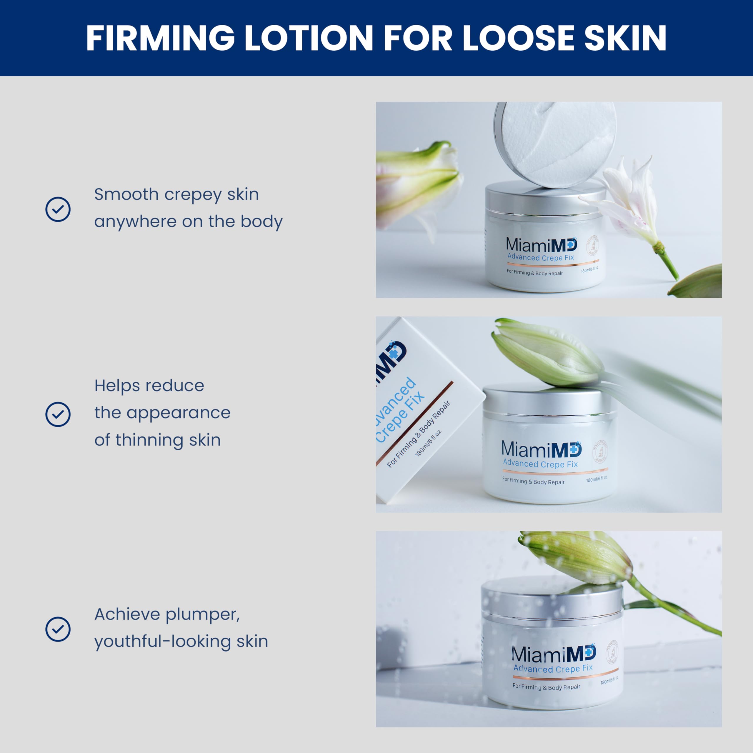 Amazon.com: MiamiMD Advanced Crepe Fix - Anti Aging and Skin