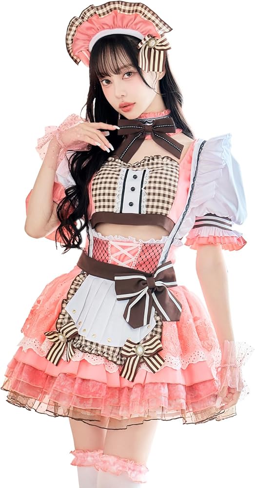 マリームーン malymoonシュガードットシフォンピンクメイド malymoom