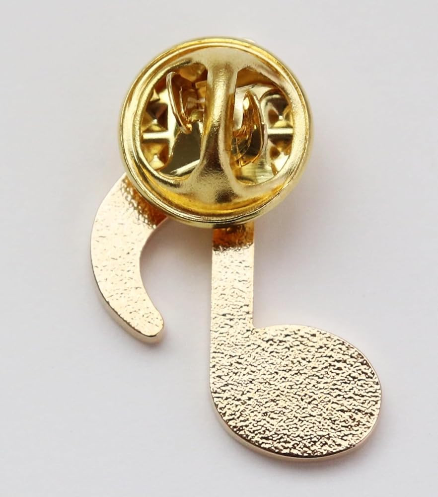 Amazon.co.jp: ピンバッジ 八分音符 楽譜の記号をデザインしたピンズ