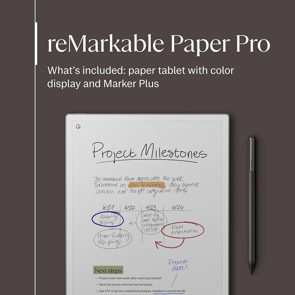 Amazon.co.jp: reMarkable Paper Proバンドル – 11.8インチの再
