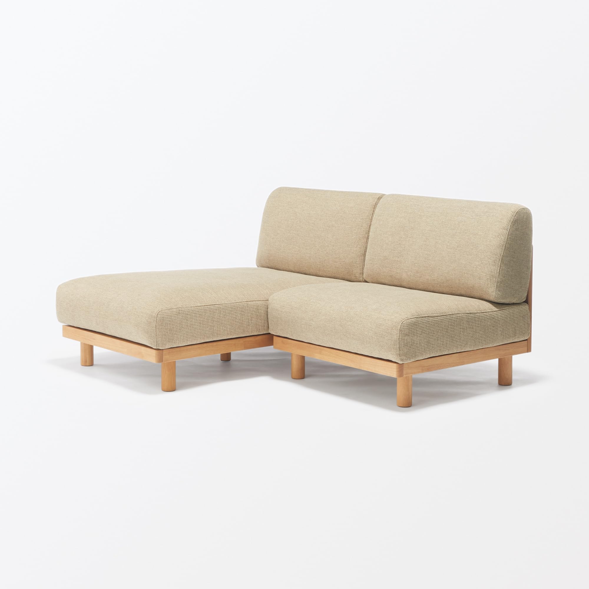 Amazon｜無印良品 ゆったり座れるアームレスソファ カウチ