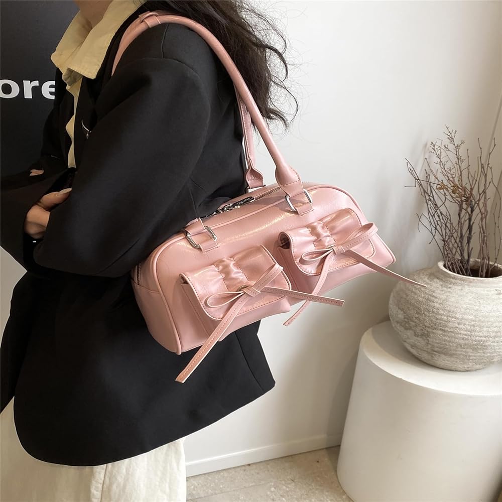 Amazon | [Sxett] 2024 新しい Y2k 甘いショルダーバッグソリッド