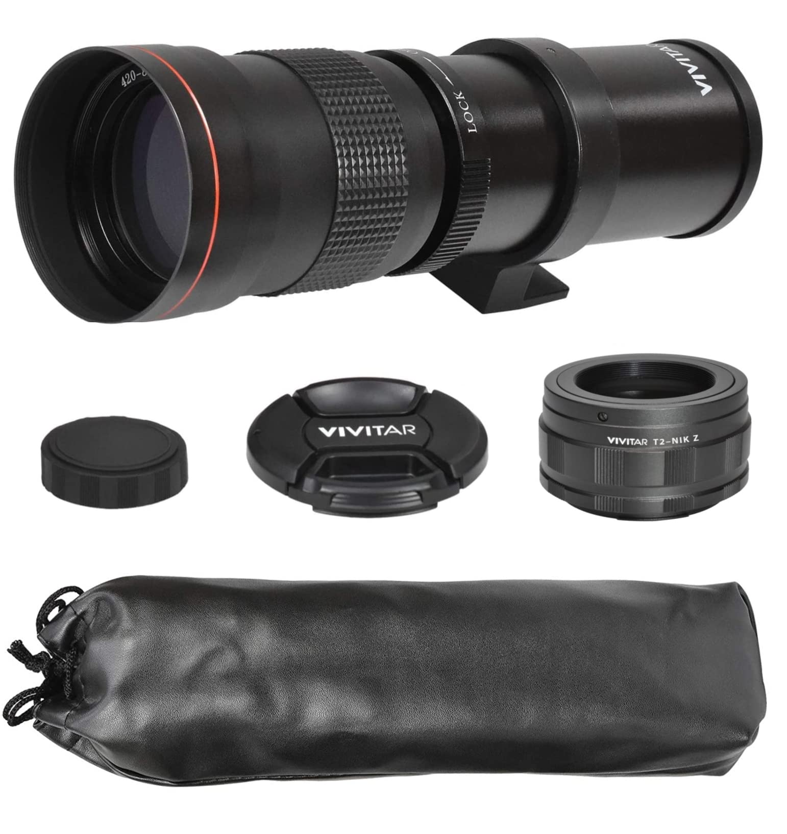 Amazon.co.jp: ハイパワー 420-800mm f/8.3 HD 手動望遠ズームレンズ